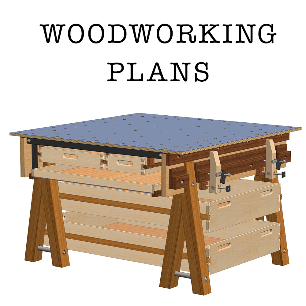  our VerySuperCool store / Woodworking Plans / The Ultimate Work Table